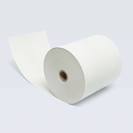 Adhesive Paper Roll White 80mm x 50m